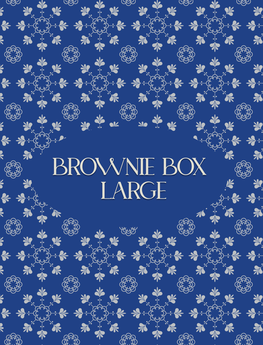 Brownies box large