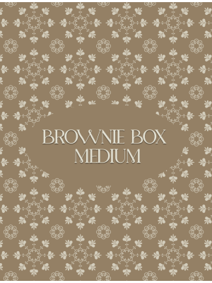 Brownies box medium