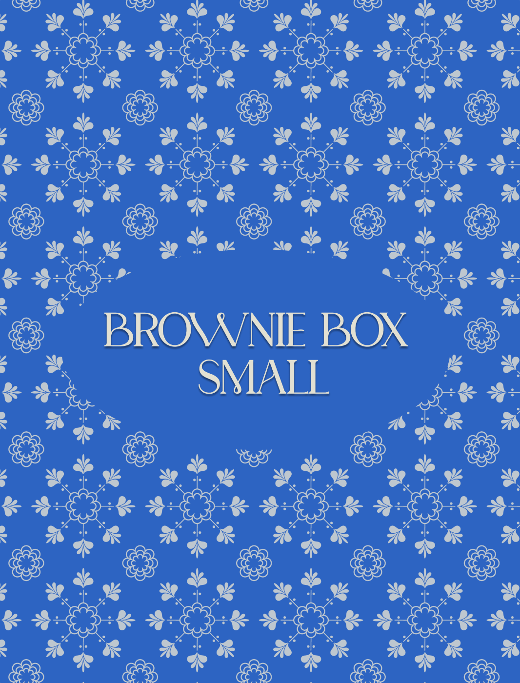Brownies box small